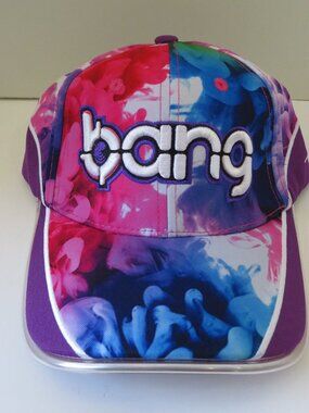 Nwot bang energy lighted baseball hat for running jogging marath extra batteries